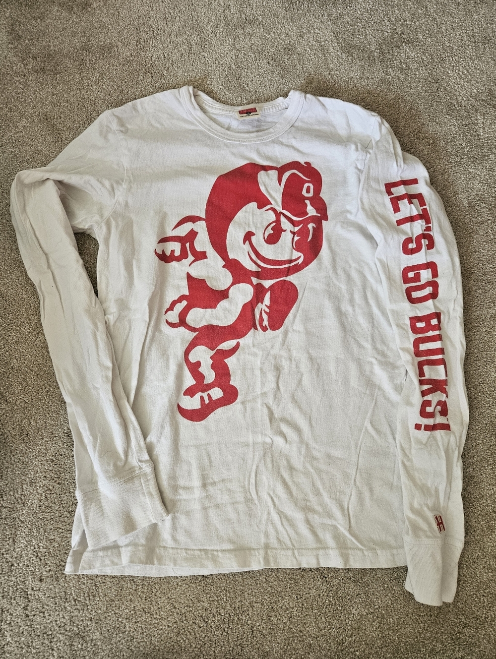 Homage long sleeve Brutus tee, Small